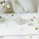 Certified 6X8 mm Lab Grown Diamond Oval Shape Engagement Ring Lab - ( EF-VS ) - Rosec Jewels