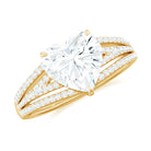 Rosec Jewels-2 Carat Lab Created Diamond Heart Engagement Ring