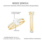 Rosec Jewels-5X7 MM Oval Cut Diamond Solitaire Promise Ring For Her
