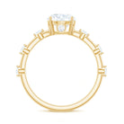 Rosec Jewels-Round Brilliant Cut Lab Grown Diamond Traditional Engagement Ring