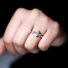 Rosec Jewels-Lab Grown Diamond 5X10 MM Marquise Engagement Ring