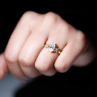 Rosec Jewels-Lab Grown Diamond 5X10 MM Marquise Engagement Ring