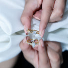 Rosec Jewels-Certified 1 CT Marquise Diamond Solitaire Ring with Side Stones