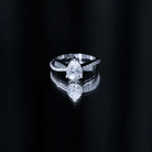 Rosec Jewels-Pear Cut Diamond Classic Engagement Ring