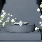 Rosec Jewels-Pear Cut Diamond Classic Engagement Ring