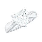 Rosec Jewels-Lab Grown Diamond Heart Engagement Ring With Bypass Details
