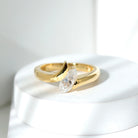 Rosec Jewels-Lab Diamond 5X10 MM Marquise Engagement Ring in Tension Mount Setting