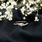 Rosec Jewels-Lab Diamond Bypass Heart Engagement Ring