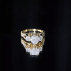 Certified 7 MM Lab Grown Diamond Heart Shaped Engagement Ring Lab - ( EF-VS ) - Rosec Jewels