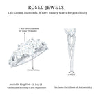 Rosec Jewels-Certified 7 MM Lab Grown Diamond Heart Shaped Engagement Ring