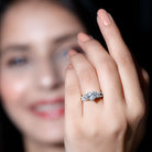 Rosec Jewels-Certified 7 MM Lab Grown Diamond Heart Shaped Engagement Ring