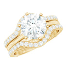 Rosec Jewels-Lab Created Diamond Engagement Ring with Ring Guard