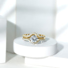Rosec Jewels-Lab Created Diamond Engagement Ring with Ring Guard