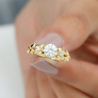 Rosec Jewels-Certified 1 Ct Lab Grown Diamond Nature Engagement Ring