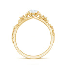 Certified 1 Ct Lab Grown Diamond Nature Engagement Ring Lab - ( EF-VS ) - Rosec Jewels