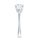 Brilliant Cut Lab Grown Diamond Solitaire Engagement Ring With 6 Prongs Lab - ( EF-VS ) - Rosec Jewels