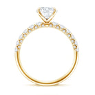 Rosec Jewels-Oval 2 Carat Lab Grown Diamond Solitaire Engagement Ring IGI Certified