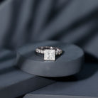 Rosec Jewels-IGI Certified Lab Grown Diamond 3 Carat Square Cut Engagement Ring
