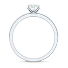 Rosec Jewels-IGI Certified 1 Carat Lab Grown Diamond Engagement Ring with Wedding Band Set