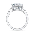 Rosec Jewels-Solitaire 5 Carat Lab Grown Diamond Princess Cut Engagement Ring IGI Certified