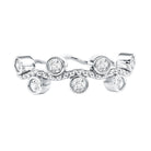 Rosec Jewels-Bezel Set Lab Grown Diamond Curved Wedding Band