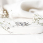 Rosec Jewels-Bezel Set Lab Grown Diamond Curved Wedding Band