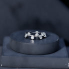 Rosec Jewels-Bezel Set Lab Grown Diamond Curved Wedding Band
