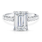 Rosec Jewels-Lab Grown Diamond 4 Carat Emerald Cut Engagement Ring IGI Certified