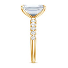 Rosec Jewels-Lab Grown Diamond 4 Carat Emerald Cut Engagement Ring IGI Certified