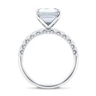 Huge 5 Carat Lab Grown Diamond Emerald Cut Engagement Ring IGI Certificate Lab - ( E-VS1 ) - Rosec Jewels