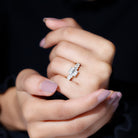 Rosec Jewels-2 Carat IGI Certified Emerald Cut Lab Grown Diamond Side Stone Engagement Ring