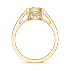 Bezel Set 2 Carat Lab Grown Diamond Cushion Engagement Ring IGI Certified Lab - ( E-VS1 ) - Rosec Jewels