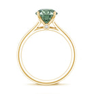 Rosec Jewels-3 Carat Lab Grown Green Diamond Engagement Ring with IGI Certificate