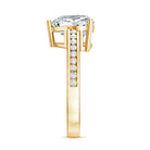 IGI Certified 3 Carat Lab Grown Diamond Heart Engagement Ring Lab - ( E-VS1 ) - Rosec Jewels