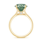 Rosec Jewels-IGI Certified Lab Green Diamond Big Engagement Ring 5 Carat