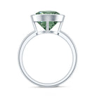 IGI Certified Solitaire Lab Grown Green Diamond Huge Engagement Ring 5 Carat Vivid Green - VS1 - Rosec Jewels