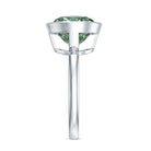 IGI Certified Solitaire Lab Grown Green Diamond Huge Engagement Ring 5 Carat Vivid Green - VS1 - Rosec Jewels