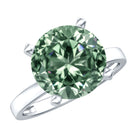 Rosec Jewels-Huge 5 Carat Lab Grown Green Diamond Solitaire Engagement Ring with IGI Certificate