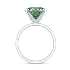Rosec Jewels-Huge 5 Carat Lab Grown Green Diamond Solitaire Engagement Ring with IGI Certificate