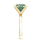 Rosec Jewels-Huge 5 Carat Lab Grown Green Diamond Solitaire Engagement Ring with IGI Certificate
