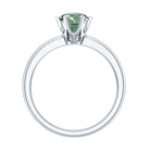 Rosec Jewels-Lab Grown Green Diamond 1 Carat Solitaire Ring with IGI Certificate