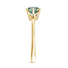Rosec Jewels-Lab Grown Green Diamond 1 Carat Solitaire Ring with IGI Certificate