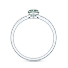 Rosec Jewels-Lab Created 1 Carat Green Diamond Marquise Cut Solitaire Engagement Ring IGI Certified