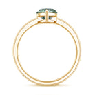 Rosec Jewels-IGI Certified 2 Carat Lab Green Diamond Marquise Engagement Ring for Women