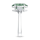 Rosec Jewels-Lab Grown 3 Carat Green Diamond Past Present Future Ring with IGI Certificate