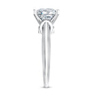 Solitaire 3 Carat Lab Grown Diamond Princess Cut Engagement Ring IGI Certified Lab - ( E-VS1 ) - Rosec Jewels