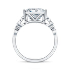 5 Carat Princess Cut Lab Grown Diamond Celtic Design Engagement Ring IGI Certified Lab - ( E-VS1 ) - Rosec Jewels