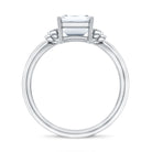 Rosec Jewels-Emerald Cut Lab Grown Diamond 3 Carat Engagement Ring IGI Certified