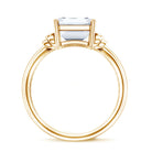Rosec Jewels-Emerald Cut Solitaire Lab Grown Diamond 5 Carat Engagement Ring IGI Certified