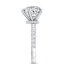 Rosec Jewels-Heart Shaped Lab Grown Diamond 3 Carat Solitaire Engagement Ring with IGI Certificate